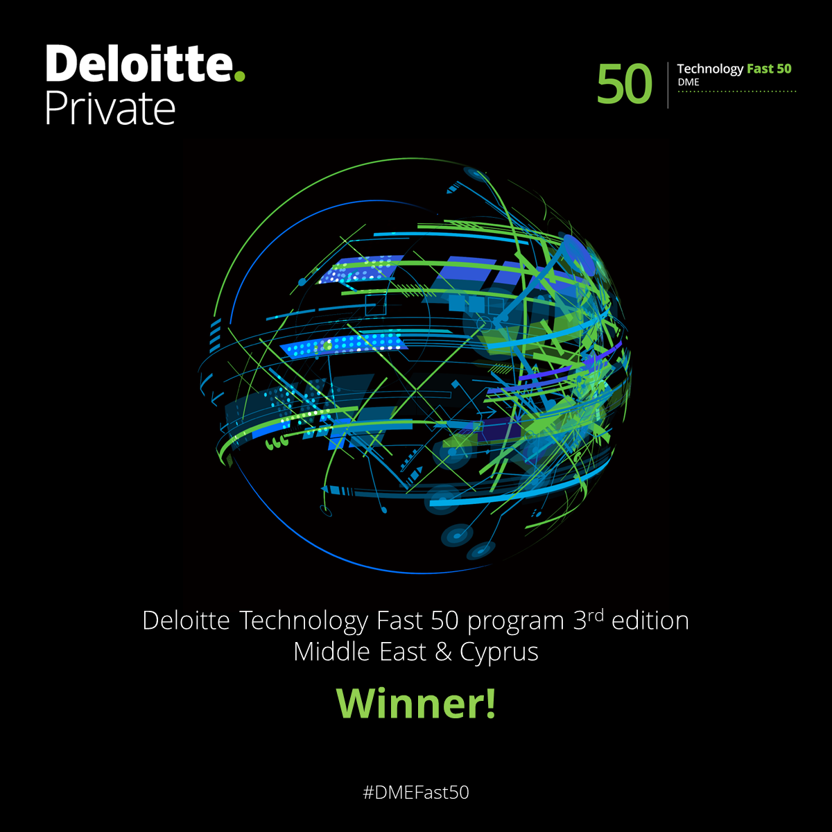 Deloitte Technology Fast50 3rd edition - Winner (1)